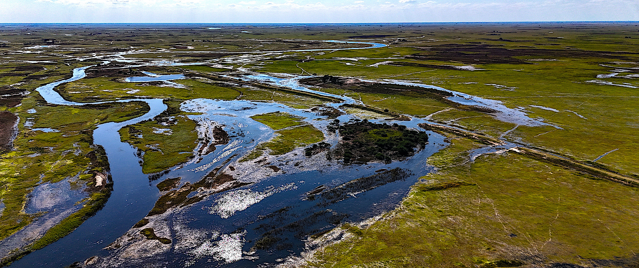 Zambezi river flood plains