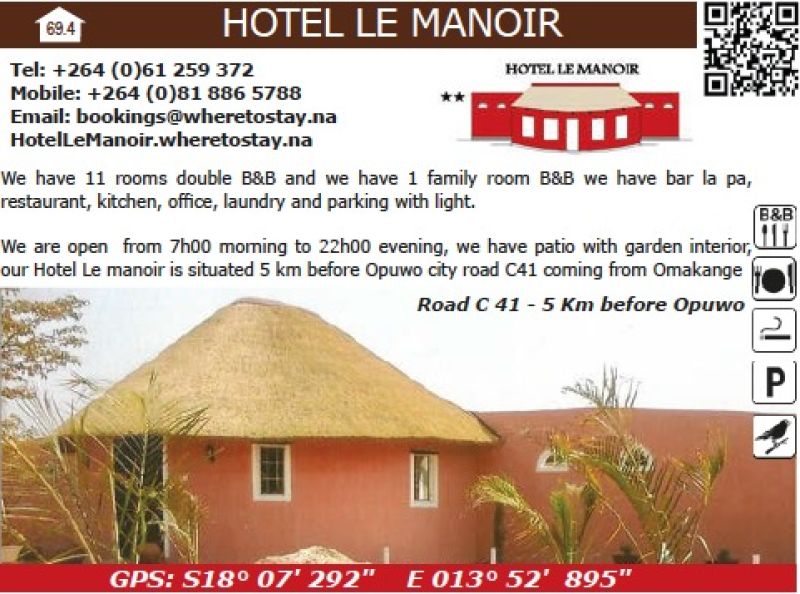 Hotel Pension Le Manior Namibia Hotel Pension Le Manior Namibia