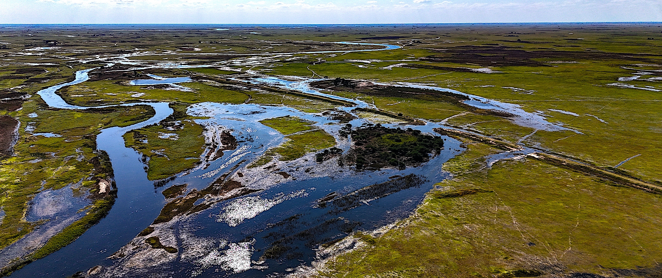Zambezi river flood plains